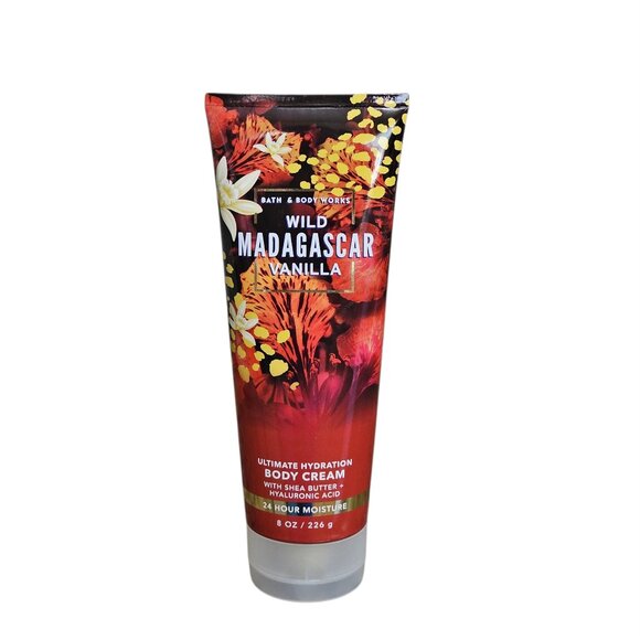 NEW Bath & Body Works Wild Madagascar Vanilla Body Cream Lotion 8 Oz - Picture 1 of 3